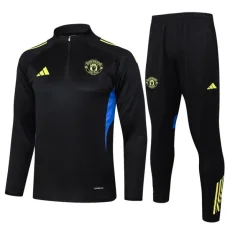 2025-26 Man Utd Black Half Pull Tracksuit #B2538(半拉链)