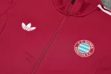 2025-26 Bayern Jujube red Jacket Tracksuit