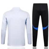 2025-26 Man Utd White Half Pull Tracksuit #B2537(半拉链)