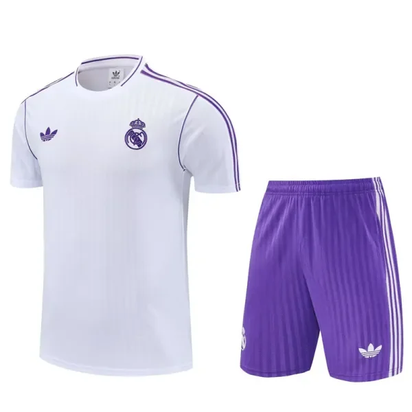 2025-26 RMA White Training Short Suit