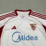 2025-26 Sevilla White Fans Soccer Jersey