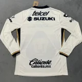 2025-26 Pumas UNAM Home Long Sleeve Soccer Jersey (长袖)