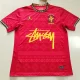 25-26 Brazil Red Special Edition Training shirts (PrintPersonalized AD)(圆领)