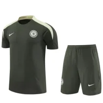 25-26 CHE Army green Training Short Suit