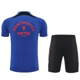 25-26 Man Utd Fancy blue Training short suit