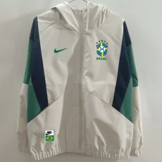 25-26 Brazil White Windbreaker