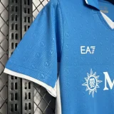 24-25 Napoli Home CAMPIONI D'ITALIA &4 SORGESANA Fans Soccer Jersey