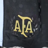 24-25 Argentina Black Player Version shorts Pants 三叶(球员短裤)