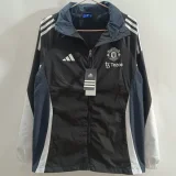 25-26 Man Utd Black Windbreaker