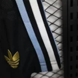 24-25 Argentina Black Player Version shorts Pants 三叶(球员短裤)