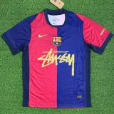 24-25 BAR Home Print Personalized AD Fans Soccer Jersey