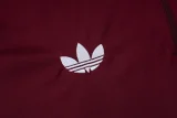 25-26 Ajax Jujube red Half Pull Tracksuit #B2540(半拉链)