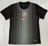 25-26 Corinthians Black Goalkeeper Soccer Jersey