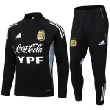 25-26 Argentina Black Half Pull Tracksuit (半拉链)