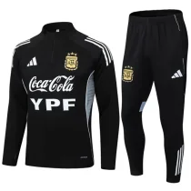 25-26 Argentina Black Half Pull Tracksuit (半拉链)