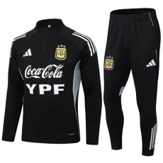 25-26 Argentina Black Half Pull Tracksuit (半拉链)