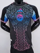 25-26 Algeria Black Player Version Training shirts #A37