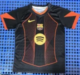 25-26 BAR Black Orange Concept Edition Training Shirts (刺绣标)