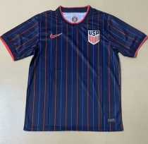 25-26 USA Away Fans Soccer Jersey 不带星