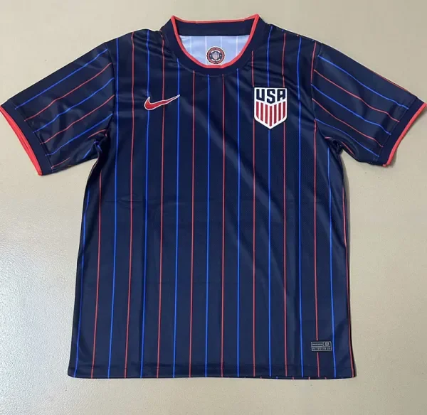 25-26 USA Away Fans Soccer Jersey 不带星