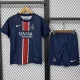 24-25 PSG Home( Have One Stars) Kids Soccer Jersey 前带星