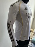 25-26 RMA Home Long Sleeve Player Version Soccer jersey (长袖球员)