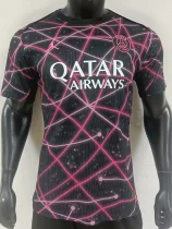 25-26 PSG Pink Black Player Version Training shirts