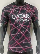 25-26 PSG Pink Black Player Version Training shirts