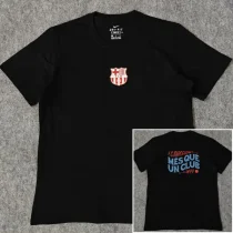 25-26 BAR Black High Quality Casual T-shirt #圆领红标