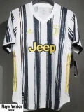 2020-2021 JUV Home Player Version 球员 Retro Soccer Jersey 