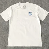 25-26 BAR White High Quality Casual T-shirt #圆领蓝标