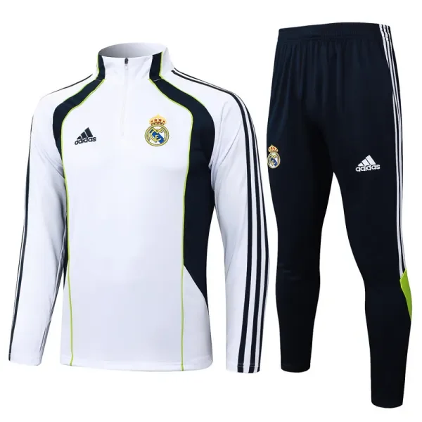 25-26 RMA White Half Pull Tracksuit #B2544(半拉链)