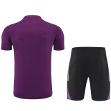 25-26 Man Utd Purple Training short Suit