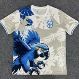 25-26 Brazil White Special Edition Training shirts (蓝队标-鹰)