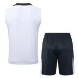 25-26 CHE White Tank top and shorts suit #D2573