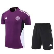 25-26 Man Utd Purple Training short Suit