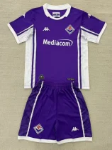25-26 Fiorentina Home Kids Soccer Jersey