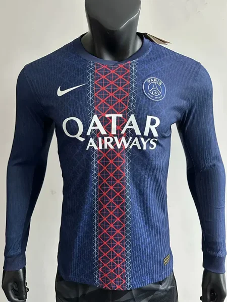 25-26 PSG Home Long sleeve Player Version Soccer Jersey (长袖球员)