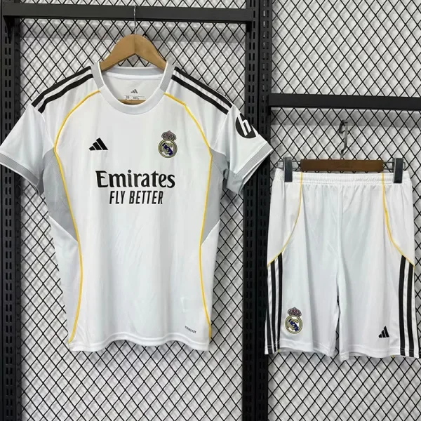 25-26 RMA White Special Edition Kids Soccer Jersey