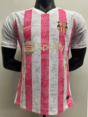 25-26 BAR Pink White Special Edition Player Version Training shirts