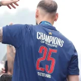24-25 PSG Home champions Of Europe 25 ICI C'EST Paris Player Version Soccer Jersey 带星