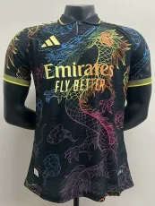 25-26 RMA Black Special Edition Player Version Training shirts (翻领龙)