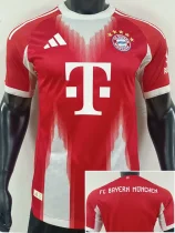 25-26 Bayern Red White Player Version Soccer Jersey