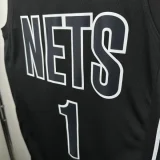 22-23 NETS RUSSELL #1 Black Top Quality Hot Pressing NBA Jersey (Trapeze Edition)飞人版