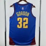 22-23 Nuggets GORDON #32 Blue Top Quality Hot Pressing NBA Jersey (Trapeze Edition)飞人版