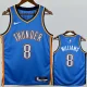 22-23 OKC Thunder WILLIAMS #8 Blue Top Quality Hot Pressing NBA Jersey