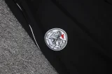 25-26 Ajax Black Half Pull Tracksuit (半拉链)