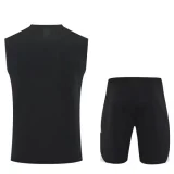 25-26 Argentina Black Tank top and shorts suit