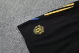 25-26 Man Utd Black Tank top and shorts suit