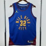 22-23 Nuggets GORDON #32 Blue Top Quality Hot Pressing NBA Jersey (Trapeze Edition)飞人版